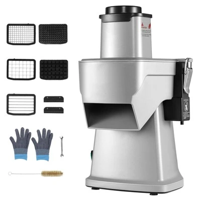 VEVOR Electric Vegetable Slicer, 4 In 1 Multifunctional Food Cutter, 200W Vegetable Chopper For Slicing Shredding Dicing And Slitting 8 VEVOR Electric Vegetable Slicer, 4 In 1 Multifunctional Food Cutter, 200W Vegetable Chopper For Slicing Shredding Dicing And Slitting - Image 8