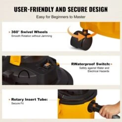 VEVOR Shop Vacuum Wet And Dry, 5 Gallon 6 Peak HP Wet/Dry Vac, Powerful Suction With Blower Function,Small Shop Vac Perfect 12 VEVOR Shop Vacuum Wet And Dry, 5 Gallon 6 Peak HP Wet/Dry Vac, Powerful Suction With Blower Function,Small Shop Vac Perfect -Vevor GUEST cef2c135 a135 478b b30c 34c5c68cc17f