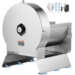 VEVOR Electric Vegetable Slicer, 0-0.5"/0-12mm Thickness Adjustable Commercial Slicer Machine, Convertible To Manual, Stainless Steel Food -Vevor GUEST cf9127ad c6f1 4475 8aa0 22882aa8116f