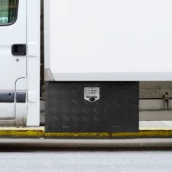 VEVOR Underbody Truck Box, 36" X 14" X 16" Pickup Storage Box, Heavy Duty Aluminum Diamond Plate Tool Box With Lock And Keys