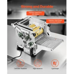 VEVOR Electric Tortilla Maker, Automatic Corn Tortilla Making Machine With Non-Stick Coating And Two Molds(4 In + 6 In), Silver -Vevor GUEST d3bd35f6 230d 43cc be97 54478882bf12 1