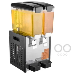 VEVOR Commercial Beverage Dispenser, 2 Tanks 10 L / 10.6 QT Per Tank Juice Dispenser, 270W Stainless Steel Ice Tea Drink Machine -Vevor GUEST d412c714 2bdd 41e9 99fa 6d2b0b2faf92