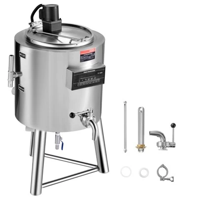 VEVOR Milk Pasteurizer 50L, Commercial Milk Pasteurization Machine, Food Grade 304 Stainless Steel, Professional Pasteurization, Silver 8 VEVOR Milk Pasteurizer 50L, Commercial Milk Pasteurization Machine, Food Grade 304 Stainless Steel, Professional Pasteurization, Silver - Image 8
