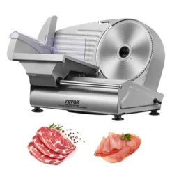 VEVOR Meat Slicer, 7.5 Inch Electric Deli Food Slicer, 180W Meat Cutter With A Premium SUS420 Blade, 0-0.6 Inch Adjustable Thickness, Slicer Machine -Vevor GUEST d5d1d80d 8de5 4e2b a399 43056dc734c7