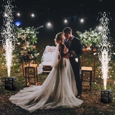 VEVOR Cold Spark Machine, 2 Pack 500W Output Fireworks Controllers, 6.6-13ft Adjustable Height, With Advanced DMX System, Screen, Black 1 VEVOR Cold Spark Machine, 2 Pack 500W Output Fireworks Controllers, 6.6-13ft Adjustable Height, With Advanced DMX System, Screen, Black