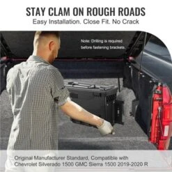 VEVOR Truck Bed Storage Box, Lockable Lid, Waterproof ABS Wheel Well Tool Box 6.6 Gal/20 L, Black 12 VEVOR Truck Bed Storage Box, Lockable Lid, Waterproof ABS Wheel Well Tool Box 6.6 Gal/20 L, Black -Vevor GUEST d67a5d5f 2c11 40bb 9fe4 b718cdba6b63