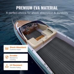 VEVOR Boat Flooring, EVA Foam Boat Decking 94.5" X 23.6", Non-Slip Self-Adhesive Flooring, 15.5 Sq.ft Marine Carpet For Boats, Yacht, Pontoon BLUE -Vevor GUEST d74bcd2c dce4 4419 be5d 9b04fd4877d8