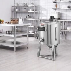 Vevor 33 VEVOR Milk Pasteurizer 50L, Commercial Milk Pasteurization Machine, Food Grade 304 Stainless Steel, Professional Pasteurization, Silver