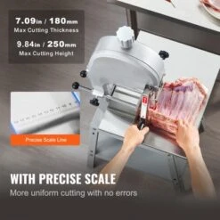 VEVOR Electric Meat Saw, 1800W Stainless Vertical Cutter, 19.1"x15" Workbench, 7.09" Cutting Thickness, Includes 5 Blades -Vevor GUEST d85c413f 66eb 4852 a8c3 333675c1df5d