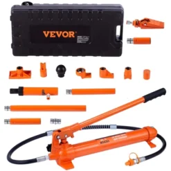 12 Ton Porta Power Kit, Hydraulic Ram With Pump With 4.6 Ft/1.4 M Oil Hose, Portable Hydraulic Jack With Storage Case For Automotive,Garage(26455 LBS) -Vevor GUEST d8b20724 d497 45d7 971e 0967245120b6