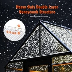 VEVOR 24 Pack Polycarbonate Greenhouse Panels, 2' X 4' X 0.16'' Roof Panels Sheets, Waterproof UV Protected Corrugated Plastic Roofing -Vevor GUEST d8b727b6 ad30 44c8 ac4e 922c63a65fa0 1