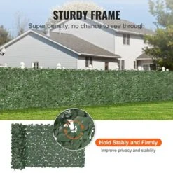 VEVOR Ivy Privacy Fence, 39 X 98 In Artificial Green Wall Screen, Greenery Ivy Fence With Strengthened Joint, Faux Hedges Vine Leaf Decoration -Vevor GUEST dc4b37ca 777b 466d 8c1a f2b32fcd4001