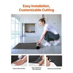 VEVOR Dance Floor, 6.6' X 3' Portable Yoga Mat With Organizer Bag, 1.5 Mm Thick Workout Mats, Non-slip Floor Mats For Practicing At Home, Studios -Vevor GUEST dd7ffd03 9a8a 4264 bc4e 46221cc4008c