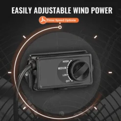 VEVOR Drum Fan, 24 Inch High Velocity Industrial Shop Fan, Heavy Duty Commercial Use 3-Speed 8600CFM, 360°Adjustable Tilting Floor Fan, Orange -Vevor GUEST e1269a3d 4ebf 48b9 975d ff975743945f