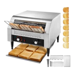 VEVOR Commercial Conveyor Toaster, 450 Slices/Hour Conveyor Belt Toaster, Heavy Duty Stainless Steel Commercial Toaster Oven -Vevor GUEST e2a49e74 f073 4bec b0c6 ecda2804b705