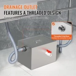 VEVOR Commercial Grease Trap, 8 LBS Grease Interceptor, Side Inlet Interceptor,Stainless Steel Grease Trap, 2.8 GPM Waste Water Oil-water Separator -Vevor GUEST e37d241d fdaf 4771 88b8 d7ab896dac16