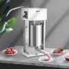 VEVOR Electric Stuffer, 10L Large Capacity, 200W Vertical Sausage Stuffer With Speed Stepless, 304 Stainless Steel Sausage Machine