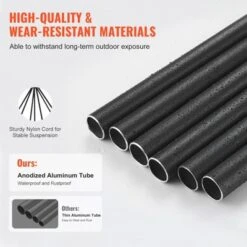 VEVOR Wind Chimes For Outside, 58 In, Deep Tone Wind Chimes With 6 Tubes, Unique Large Memorial Wind Chimes For Anniversary, Amazing Outdoor Decor -Vevor GUEST e40ebff2 287f 49b5 8d27 2870ecd59ce1