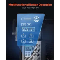 VEVOR Commercial Slushy Machine, 4Lx2 Double Tank Frozen Drink Machine, 32 Cups Stainless Steel Margarita Smoothie Frozen Drink Maker, Black 11 VEVOR Commercial Slushy Machine, 4Lx2 Double Tank Frozen Drink Machine, 32 Cups Stainless Steel Margarita Smoothie Frozen Drink Maker, Black -Vevor GUEST e509ee25 b75a 45d9 b009 ab6d1506cd98