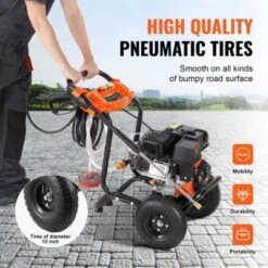 VEVOR Gas Pressure Washer, 3500 PSI 2.6 GPM, Gas Powered Pressure Washer With Aluminum Pump, Spray Gun And Extension Wand, 5 Nozzle Set, Black 11 VEVOR Gas Pressure Washer, 3500 PSI 2.6 GPM, Gas Powered Pressure Washer With Aluminum Pump, Spray Gun And Extension Wand, 5 Nozzle Set, Black -Vevor GUEST e6764eda 2949 487a 8692 b4d2c06401dd