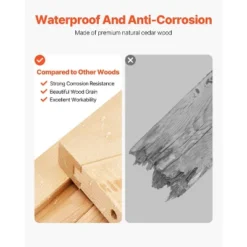 VEVOR Outdoor Storage Shed, Oversize Wooden Outside Storage Cabinet With Waterproof Roof And Metal Frame With Shelves & Floor, 58"x78" -Vevor GUEST e6aa2e91 7fd7 4e8e 8448 f49a6a31f0a1