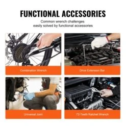 VEVOR Mechanics Tool Set And Socket Set, 1/4" And 3/8" Drive Deep And Standard Sockets -Vevor GUEST e6d9b221 4ab0 487c a642 c8701eed7d7d