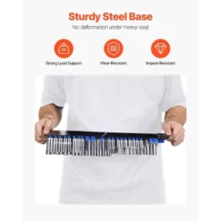 VEVOR Socket Organizer Tray, 2PCS Metric & SAE Socket Organizer Set Hold Up To 160 Sockets, 1/4", 3/8" And 1/2" Heavy-Duty Socket Rail Red+Blue -Vevor GUEST eaf8c7eb 497c 474b 984e 1542a8031deb