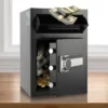 VEVOR 2.5 Cub Depository Safe, Deposit Safe With Drop Slot, Electronic Code Lock And 2 Emergency Keys, 20.27'' X 13.97'' X 13.97'' Business Drop