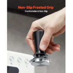 VEVOR Espresso Tamper 58mm, Spring Loaded Coffee Tamper, 30 Lbs Tamper Tool Espresso, Stainless Tamper With Non-Slip Grip, Black -Vevor GUEST eda4ceb4 21a3 4d45 832e 2b45356254ef