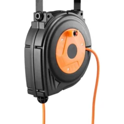 VEVOR Retractable Extension Cord Reel, 30 FT, Heavy Duty 16AWG/3C SJTOW Power Cord, With Lighted Triple Tap Outlet 10 Amp Circuit Breaker, Orange -Vevor GUEST f0c56532 9293 49ff 849e 07469b35d00d
