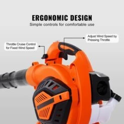 VEVOR Leaf Blower, 26CC 2-Cycle Handheld Leaf Blower With A Fuel Tank, 2-in-1 Blower 425CFM Air Volume 156MPH Speed, For Lawn Care, Leaf Cleaning -Vevor GUEST f26ad141 fc34 4b32 b31c 2a029dd1cf2d
