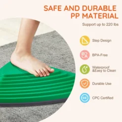 VEVOR Balance Stepping Stones For Kids, 12 PCS, Up To 220 Lbs, Non-Slip Toddlers Sensory Stepping Stones, Toys For Children Aged 3 4 5 6 7 8+ -Vevor GUEST f2a9756a 6be4 49a2 8cea f62a053b447f