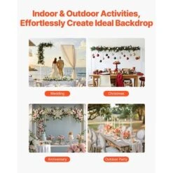 VEVOR Over The Table Rod Stand With Clamps, 13"-42'' Tall & 28"-98" Length Adjustable, Metal Table Arch Stand, Tabletop Balloon Arch Frame, White 12 VEVOR Over The Table Rod Stand With Clamps, 13"-42'' Tall & 28"-98" Length Adjustable, Metal Table Arch Stand, Tabletop Balloon Arch Frame, White -Vevor GUEST f30a8642 34af 4d9b ad59 0393dd22b619