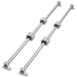 VEVOR Linear Motion Kit, SFC16 1000mm, Includes 2 Rails Of 39.4 Inches, 4 SC16 Carriage Blocks, And 4 Support Brackets, Ideal For CNC Silver -Vevor GUEST f32d4739 5adb 4c5d 98e2 826d4fbef408