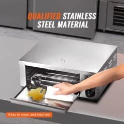 VEVOR Electric Pizza Oven For Countertops, 12-inch, 1500W, With Temp Control & 0-120 Min Timer, Even Baking Technology & Easy Clean Crumb Tray 12 VEVOR Electric Pizza Oven For Countertops, 12-inch, 1500W, With Temp Control & 0-120 Min Timer, Even Baking Technology & Easy Clean Crumb Tray -Vevor GUEST f33d44b6 8cef 4787 9f83 16eb1b103236