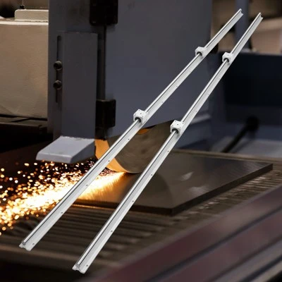 VEVOR Linear Guide Rail Set, SBR16 2000mm, 2 PCS 78.7 In/2000 Mm SBR16 Guide Rails And 4 PCS SBR16UU Slide Blocks, Linear Rails And Bearings Kit 1 VEVOR Linear Guide Rail Set, SBR16 2000mm, 2 PCS 78.7 In/2000 Mm SBR16 Guide Rails And 4 PCS SBR16UU Slide Blocks, Linear Rails And Bearings Kit