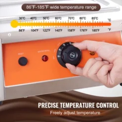 VEVOR Chocolate Tempering Machine, 17.6 Lbs 2 Tanks Chocolate Melting Pot TEMP Control 86~185℉,1500W Stainless Steel Electric Commercial Food Warmer -Vevor GUEST f4061e4a d749 4c5f a51e 289ca7700a1c