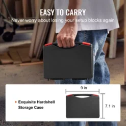 VEVOR Setup Blocks Woodworking Tools, 16-Piece, Precision Height Gauge Block Set, With Clearly Laser Engraved Size Markings And Storage Case, Orange -Vevor GUEST f40645e4 0210 4304 b6da c9a965fc2159