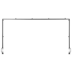 VEVOR Over The Table Rod Stand With Clamps, 13"-42" Tall & 28"-98" Length Adjustable, Metal Table Arch Stand, Tabletop Balloon Arch Frame, Black -Vevor GUEST f475d261 5297 4af8 af33 ee126428f8a3