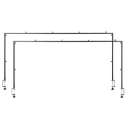VEVOR Over The Table Rod Stand With Clamps, 13"-42" Tall & 28"-98" Length Adjustable, 2 Packs Table Arch Stand, Tabletop Balloon Arch Frame, Black 15 VEVOR Over The Table Rod Stand With Clamps, 13"-42" Tall & 28"-98" Length Adjustable, 2 Packs Table Arch Stand, Tabletop Balloon Arch Frame, Black -Vevor GUEST f6609e4f 0a3e 4ff9 821d d79a228994bf