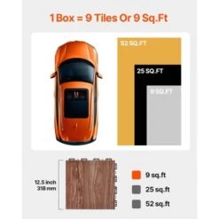 VEVOR Dance Floor Tiles, 12.4 X 12.4 In 25 Piece Interlocking Dance Flooring, Portable Dance Practice Floor With Cushioned Base -Vevor GUEST fcd7142e d122 498d 80fd d30ac4f049dd