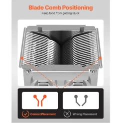 VEVOR Meat Cutter Machine Blade, 5 Mm Blade For Commercial Meat Cutter, One Set Blade For SJY-DQ90 Meat Cutting Machine, Stainless Steel, Silver -Vevor GUEST fd501552 d68e 4f64 b086 656e2c0b6605