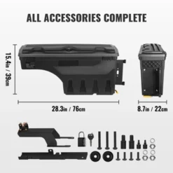 VEVOR Truck Bed Storage Box, Lockable Swing Case With Password Padlock, 6.6 Gal/25 L ABS Wheel Well Tool Box, Waterproof And Durable 13 VEVOR Truck Bed Storage Box, Lockable Swing Case With Password Padlock, 6.6 Gal/25 L ABS Wheel Well Tool Box, Waterproof And Durable -Vevor GUEST fe78ff37 8a5c 4d23 b2d3 9b019412dd28