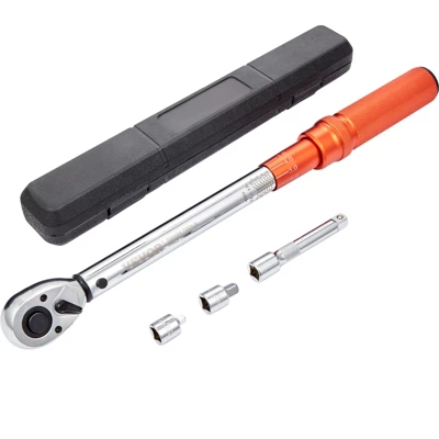 VEVOR Torque Wrench, 10-150ft.lb/14-204n.m 1/2-inch Drive Click Torque Wrench, Dual-Direction Adjustable Torque Wrench Set 8 VEVOR Torque Wrench, 10-150ft.lb/14-204n.m 1/2-inch Drive Click Torque Wrench, Dual-Direction Adjustable Torque Wrench Set - Image 8
