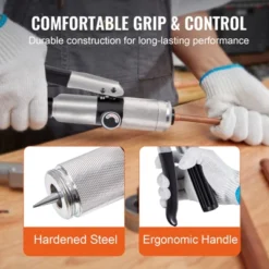 VEVOR Hydraulic Tube Expander, 3/8" To 1-1/8" OD, HAVC Hydraulic Swaging Tool With 7 Pipe Expander Heads, Deburring Tool, Pipe Cutter, Silver -Vevor GUEST fecdf0a2 fdf8 433d a50a 148a6aed0e91