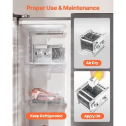 VEVOR Meat Cutter Machine Blade, 7 Mm Blade For Commercial Meat Cutter, One Set Blade For SJY-DQ90 Meat Cutting Machine, Stainless Steel, Silver -Vevor GUEST ff9ce681 9ad2 4003 8342 453e010d1271