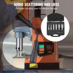 VEVOR Annular Cutter Set, 6 Pcs Weldon Shank Mag Drill Bits, 1/2" To 1-1/16" Cutting Diameter, 1" Cutting Depth, M2AL High-Speed Steel, Black -Vevor GUEST ffb3c68f d6f9 44ad 8229 e8afa51c0912